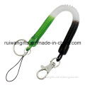 Custom Plastic Springs Coil Keychain Mobile Strap